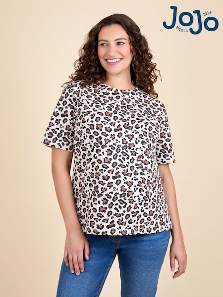 Maro deschis - Tricou pentru gravide cu Larg Prieten JoJo Maman Bébé bébé (F86354) | 145 LEI
