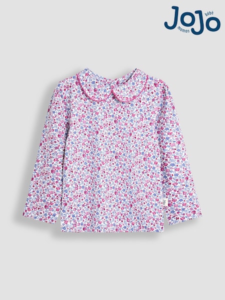 JoJo Maman Bébé Pink Peter Pan Top (F86398) | AED82 - AED99