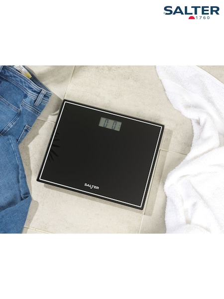 Salter Black Compact Bathroom Scale (F86742) | €27