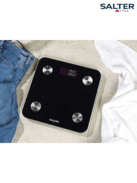 Salter Black Bluetooth Smart Bathroom Scale (F86743) | €34