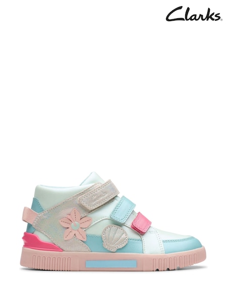 Clarks Blue Standard Fit (F) Multi Oslo Play Kid Boots (F86868) | €71 - €76