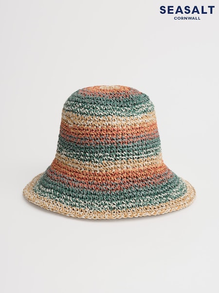 Seasalt Cornwall Multi 100% Cotton Castle Point Hat (F86999) | €45