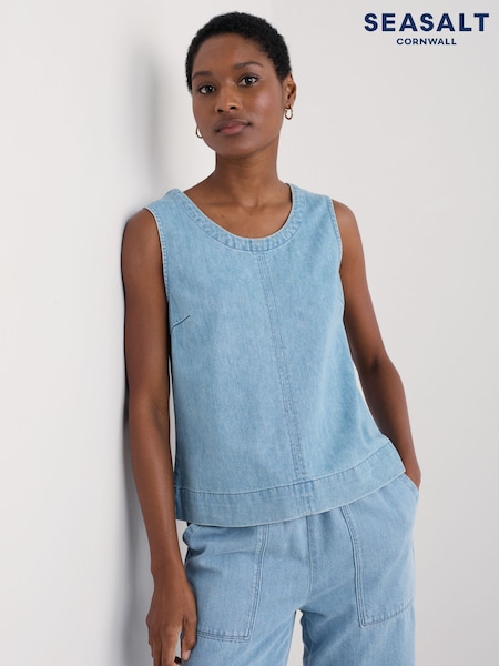 Seasalt Cornwall Gawen Denim Vest (F87022) | €95