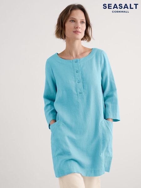 Seasalt Cornwall Harbour Wall 100% Linen Tunic (F87025) | €120