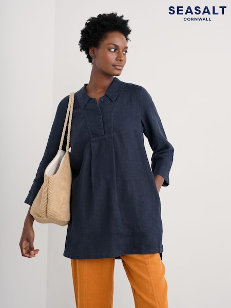 Seasalt Cornwall Tide Clock 3/4 Sleeve Tunic (F87079) | €120