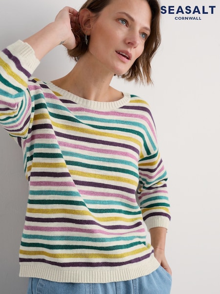 Violetti - Seasalt Cornwall Knavock Striped Jumper (F87120) | €110
