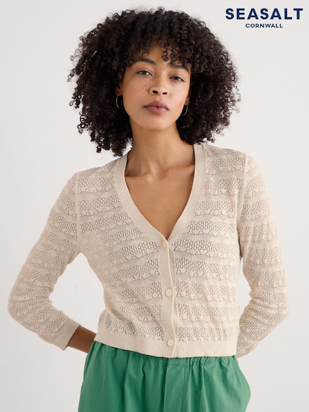 Seasalt Cornwall Sweet Day 100% Organic Cotton Cardigan (F87158) | 372 LEI