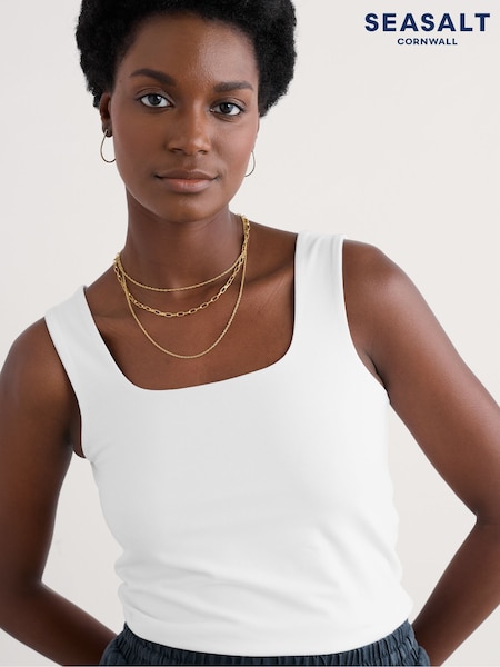 Seasalt Cornwall Cloud Pass Jersey Vest (F87166) | ‏131‏₪