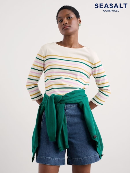 Multicolor - Seasalt Cornwall 100% Cotton Multi Sailor Top (F87180) | 45 €