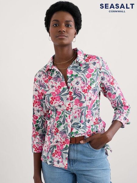 Rosa - Seasalt Cornwall Larissa 100% Cotton Shirt (F87225) | 75 €