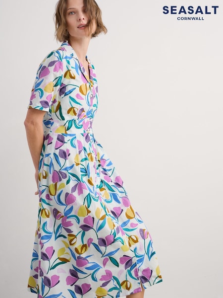 Seasalt Cornwall Black Petite Charlotte 100% Cotton Dress (F87270) | €120