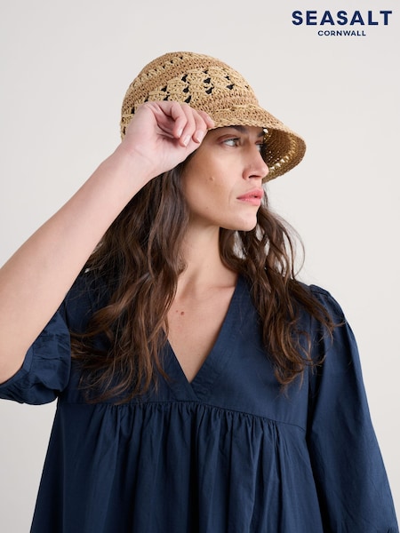 Seasalt Cornwall Natural Orchard Garden Hat (F87277) | ₪166
