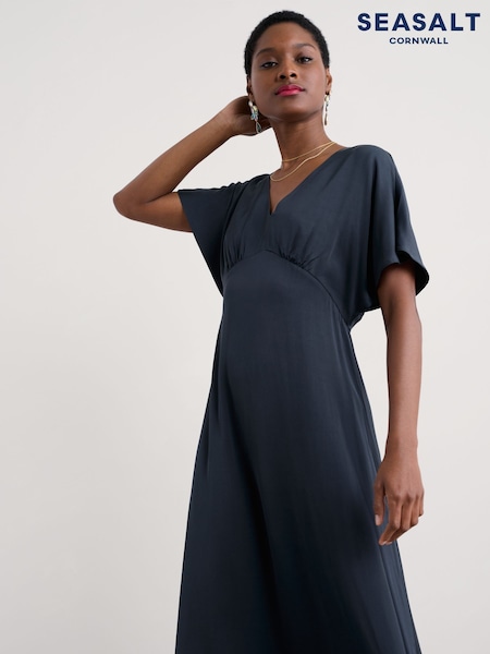 Seasalt Cornwall Petite Evenglow Satin Dress (F87280) | ‏453‏₪