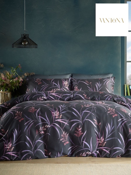 Vantona Black Keiko Quilt Cover Set (F87346) | R$ 395 - R$ 690