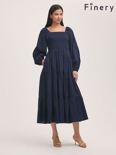 Finery Lauretta Cotton Midi Tiered Dress (F87434) | €65