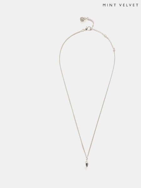 Mint Velvet Silver Tone Strawberry Charm Necklace (F87456) | €58
