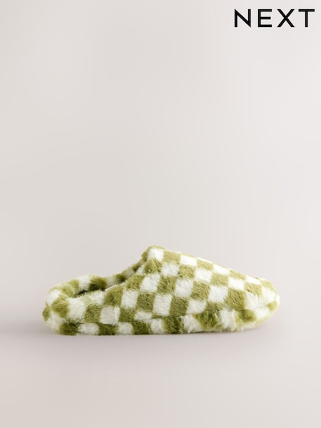 Cheque verde - Mule Slippers (F87475) | R$ 140