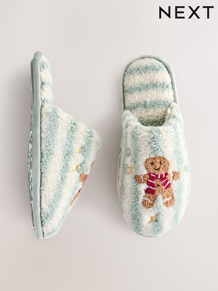 Pink Gingerbread - Mule Borg Slippers (F87501) | R$ 130