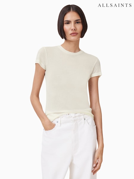 Blanco - AllSaints June T-Shirt (F87697) | 55 €