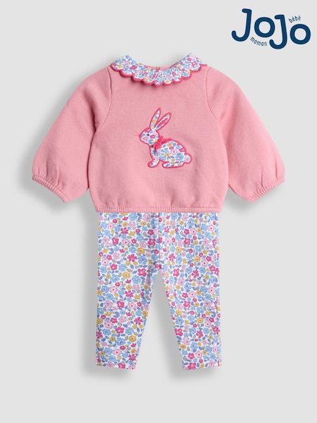 Jojo Maman Bébé Pink Sweatshirt And Leggings Set (F87750) | €47 - €50