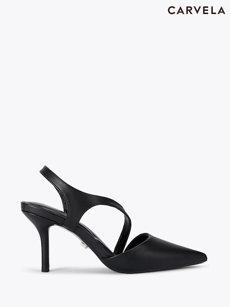 Negru - Carvela Symmetry Court Black Shoes (F87799) | 737 LEI