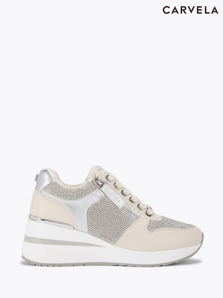 Carvela Chrome High Rise Jewel Trainers (F87825) | ‏54 ر.ع.‏