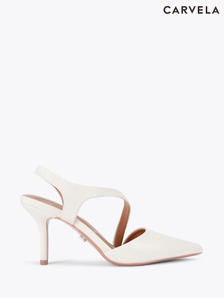 Cream - Carvela Symmetry Court Black Shoes (F87882) | € 130