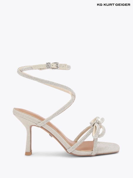 KG Kurt Geiger Silver Avery Sandals (F87884) | 638 QAR