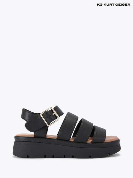 KG Kurt Geiger Daisy Cage Black Sandals (F87888) | €113