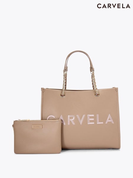 Carvela Sorrento Chain Nude Tote Bag (F87916) | €177