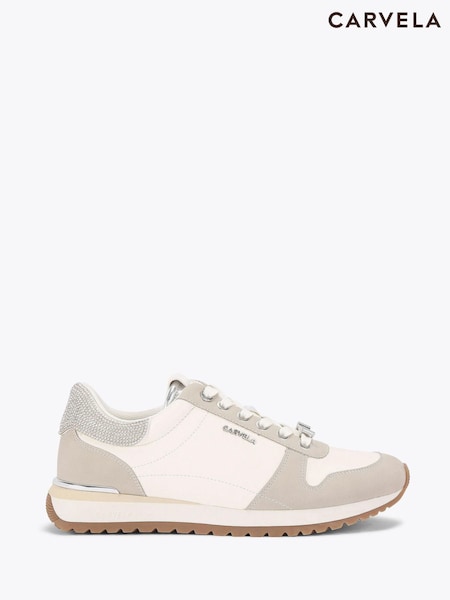 White - Carvela Florencia Brown Trainers (F87924) | 140 €