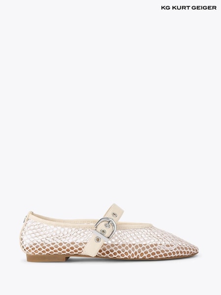 KG Kurt Geiger Cream Nico Gem Pumps (F87936) | R$ 980