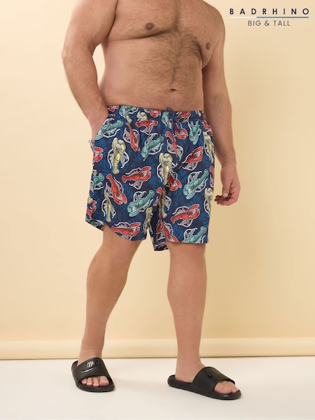 BadRhino Big & Tall Lobster Print Swimshorts (F87939) | €41