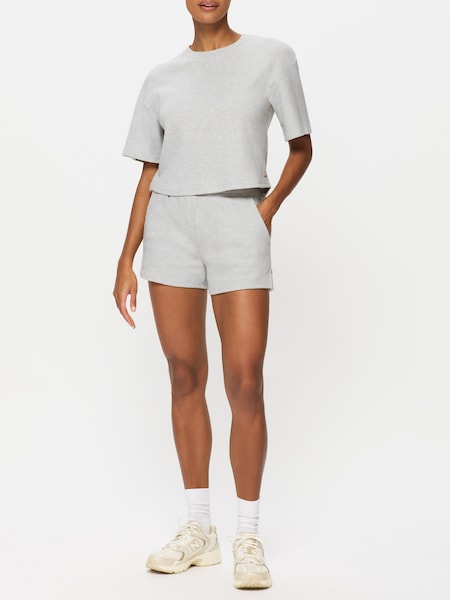 KBX Grey Marl Naomi Waffle Top and Shorts Set (F88004) | €50