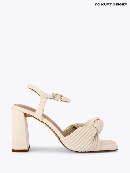 KG Kurt Geiger Cream Signet Sandals (F88073) | €182