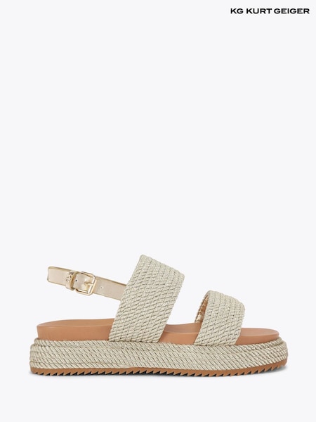Kg Kurt Geiger Gold Phoebe Sandals (F88074) | €164