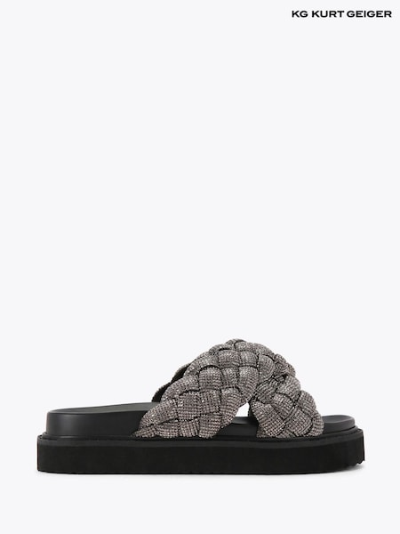 KG Kurt Geiger Grey Pewter Repose Sandals (F88106) | €177