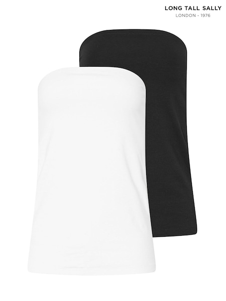 Long Tall Sally Bandeau T-Shirts 2 Pack (F88117) | €36