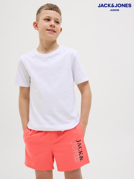 JACK & JONES JUNIOR Logo Swim Shorts (F88185) | €20