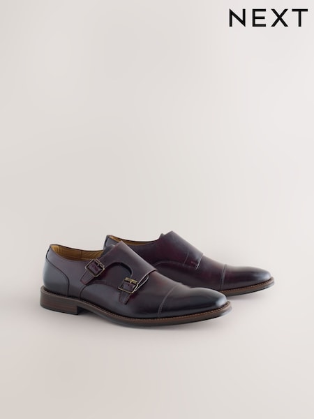 rjava - Double Monk Shoes (F88194) | € 69
