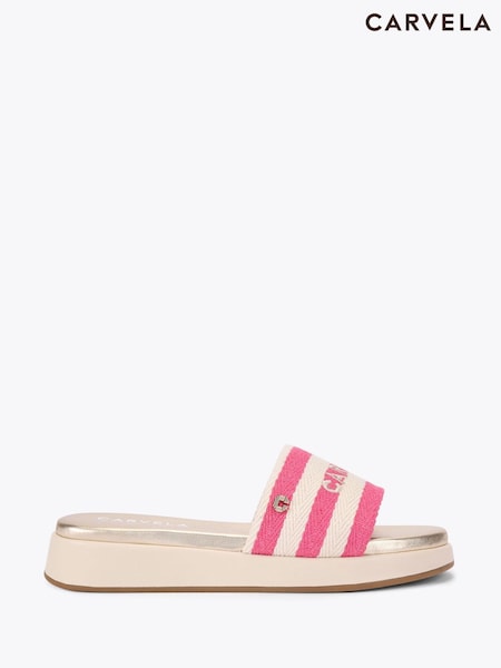 Carvela  Palermo Stripe Mule Sandals (F88205) | AED577