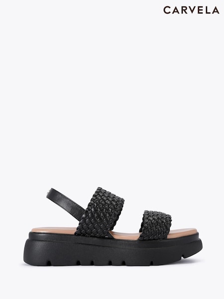 Carvela Comfort Krypton Weave Black Sandals (F88263) | 7,150 UAH