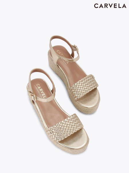 Carvela Treccia Flatform Sandals (F88352) | ₪448