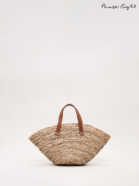 Phase Eight Natural Mini Straw Tote Bag (F88507) | €58