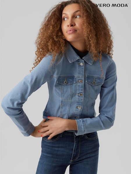 VERO MODA Blue Slim Fit Denim Jacket (F88720) | €42