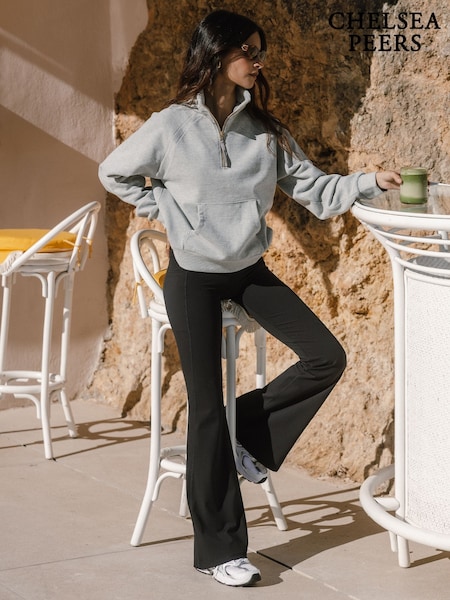 أسود - Chelsea Peers SoftSculpt Flared Leggings (F88852) | ‏301 ر.س.‏