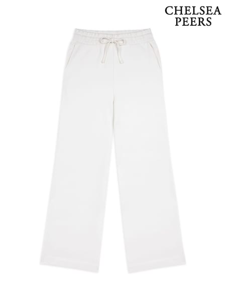 Chelsea Peers White 100% Organic Cotton Joggers (F88874) | €51