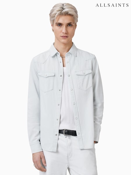 AllSaints White 100% Organic Cotton Macgowan Shirt (F88963) | €138
