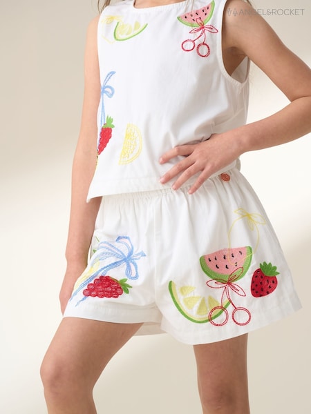 Angel & Rocket Emmie Embroidered 100% Cotton Shorts (F89037) | ‏131 د.إ.‏ - ‏ 155‏ د.إ.