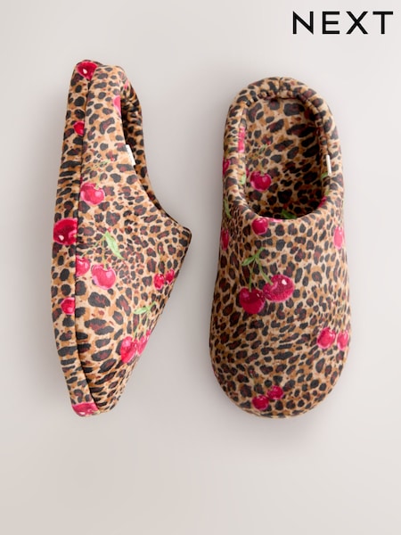 Animal Cherry - Plush Mule Slippers (F89085) | R$ 120